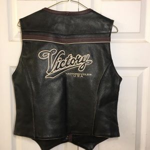 Victory Motorcycle Women’s Large Leather Vest